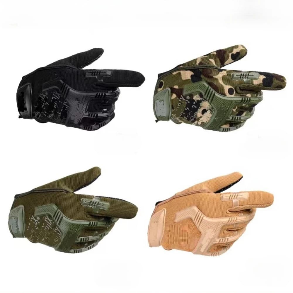 Gants tactiques demi-doigts paintball pêche airsoft vélo protection anti-dérapants hommes