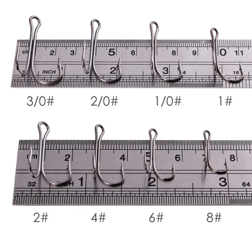 10 hameçons doubles jig crank acier carbone pour pêche carpe et leurres souples
