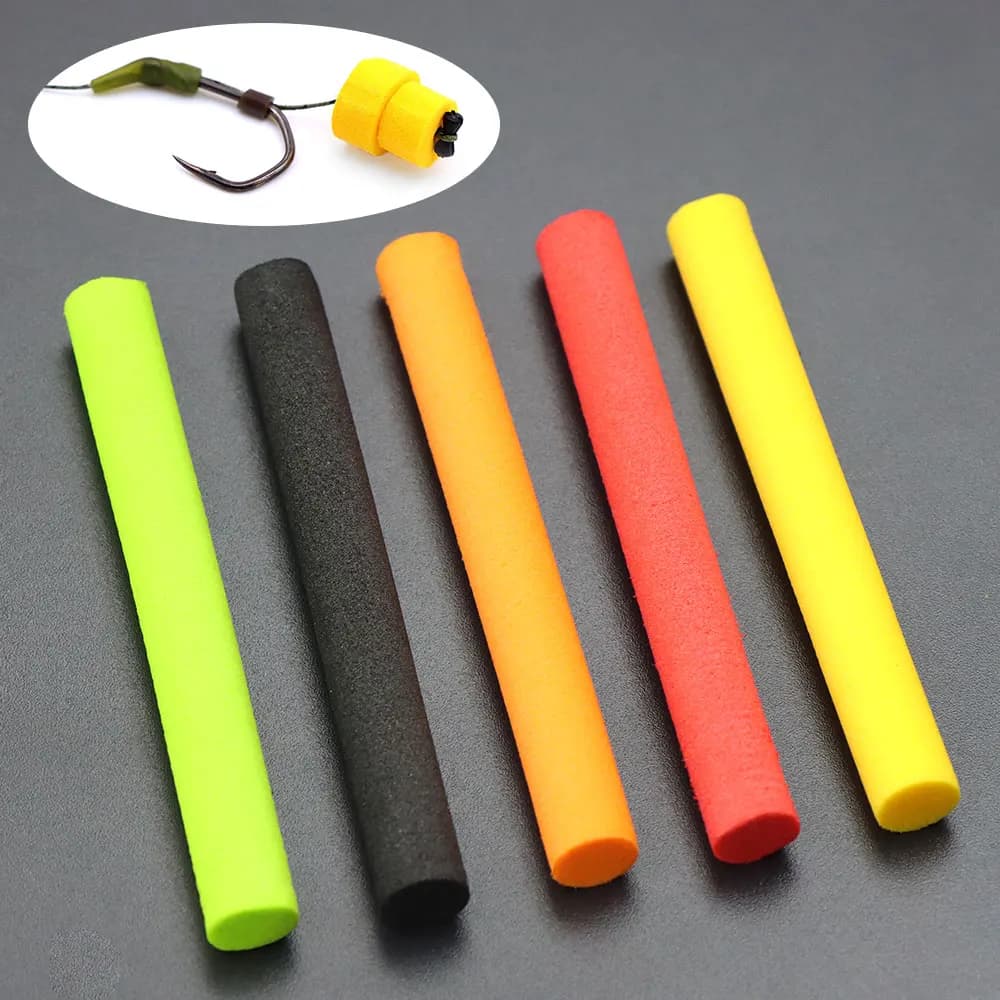 5 bâtonnets de mousse Zig Rig pour carpe - pop-up 6/8mm pour pêche au feeder et méthode
