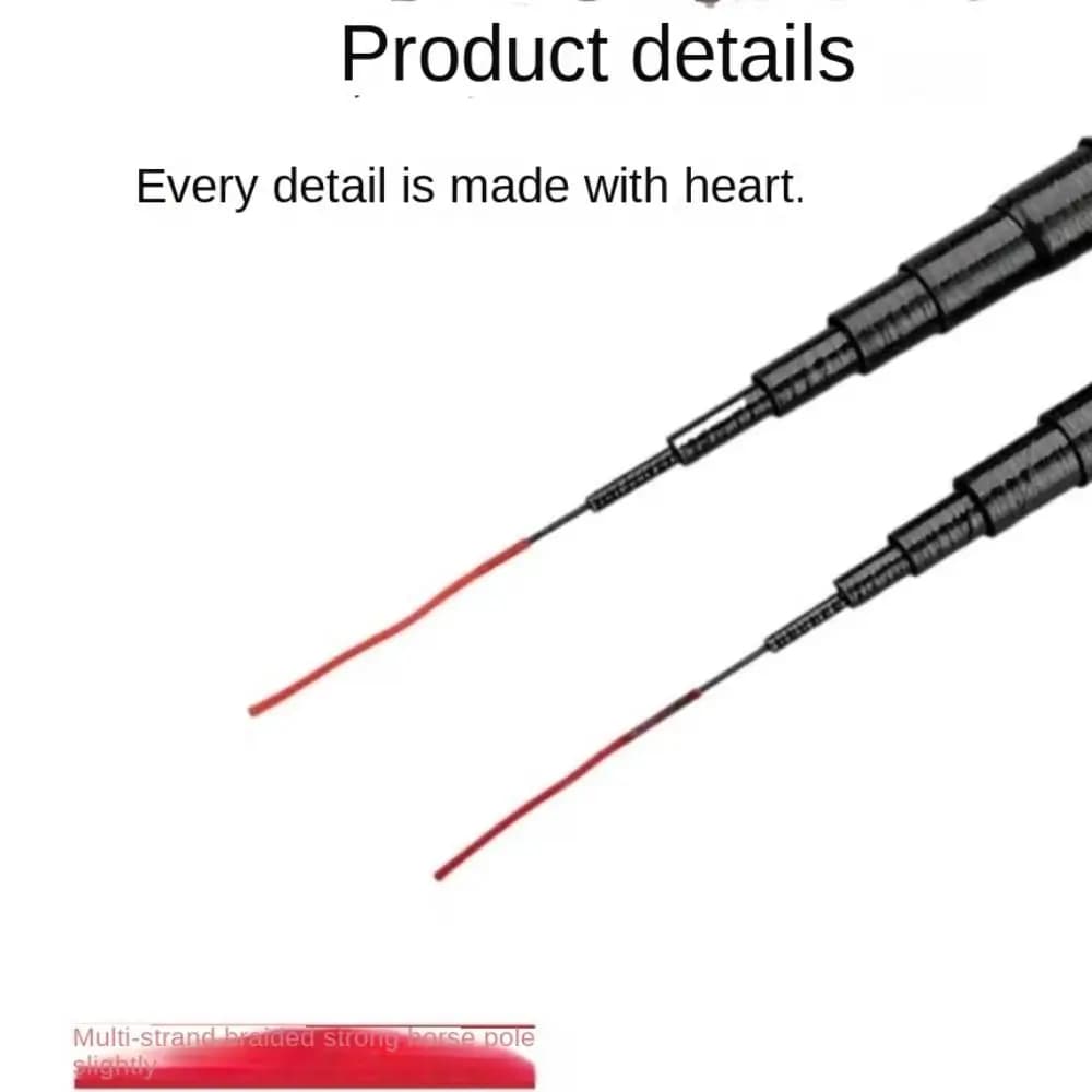 Kit complet canne télescopique fibre carbone et verre 1.8m-7.2m pêche casting équipement complet