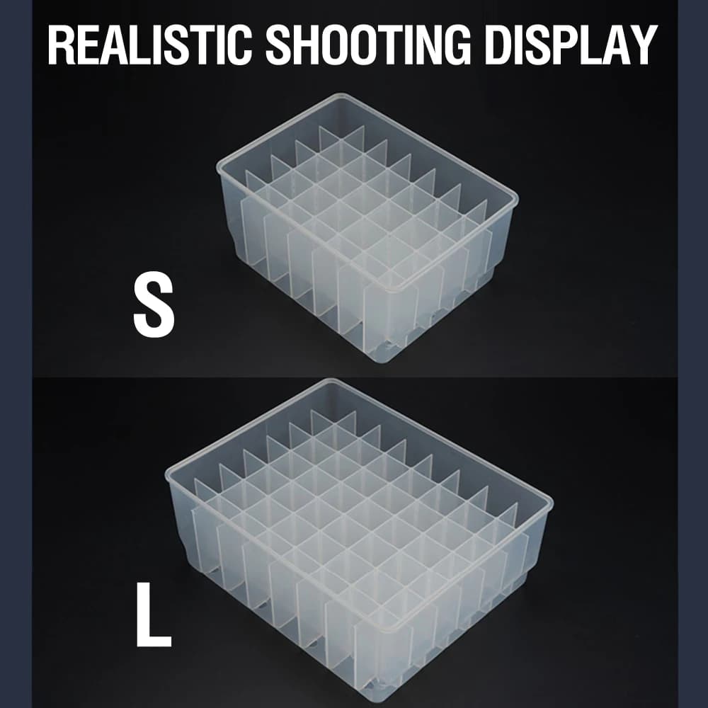 Boîte de rangement transparente à compartiments - Organisation optimale pour vos leurres et appâts