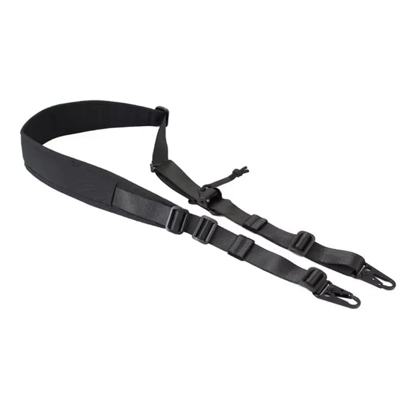 Bretelle tactique rembourrée pour fusil de chasse - Sling modulaire 2 points pour pêche