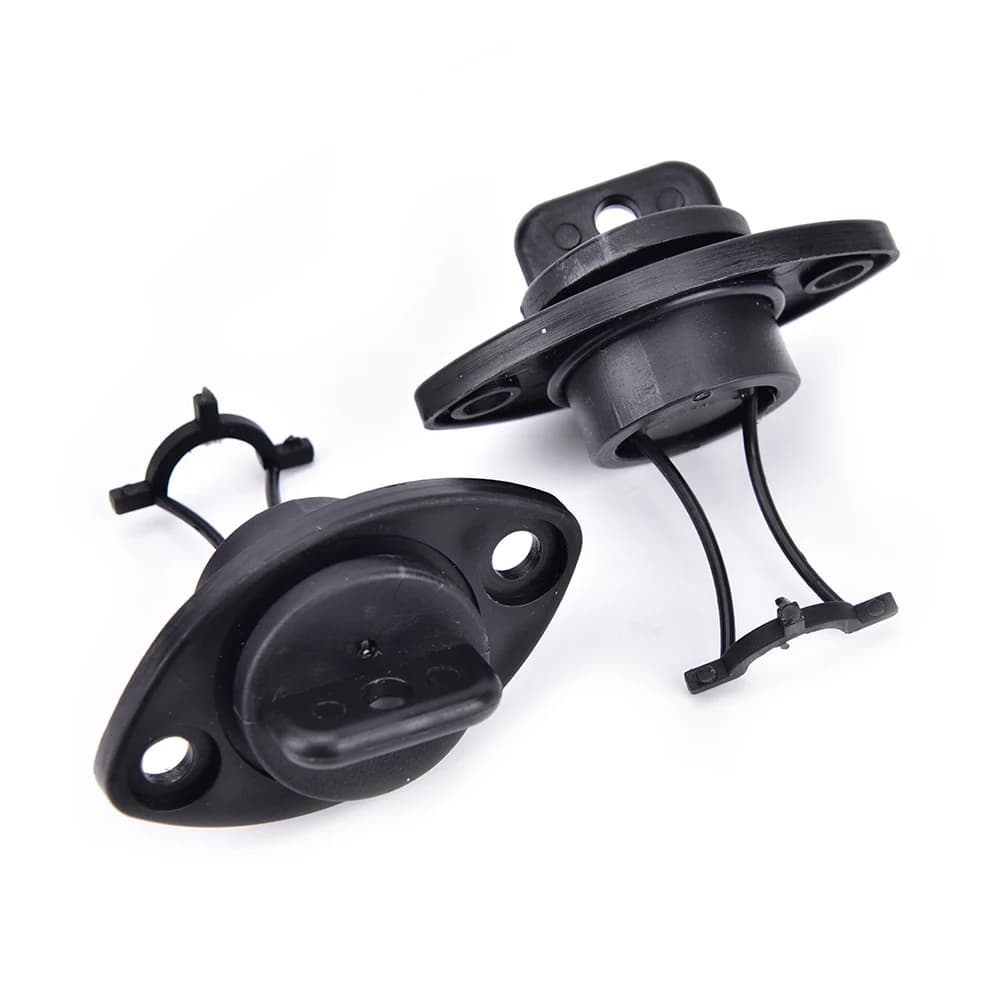 Kit 2 bouchons de vidange universels pour kayak, canoë et petit bateau, vis et bouchons étanches