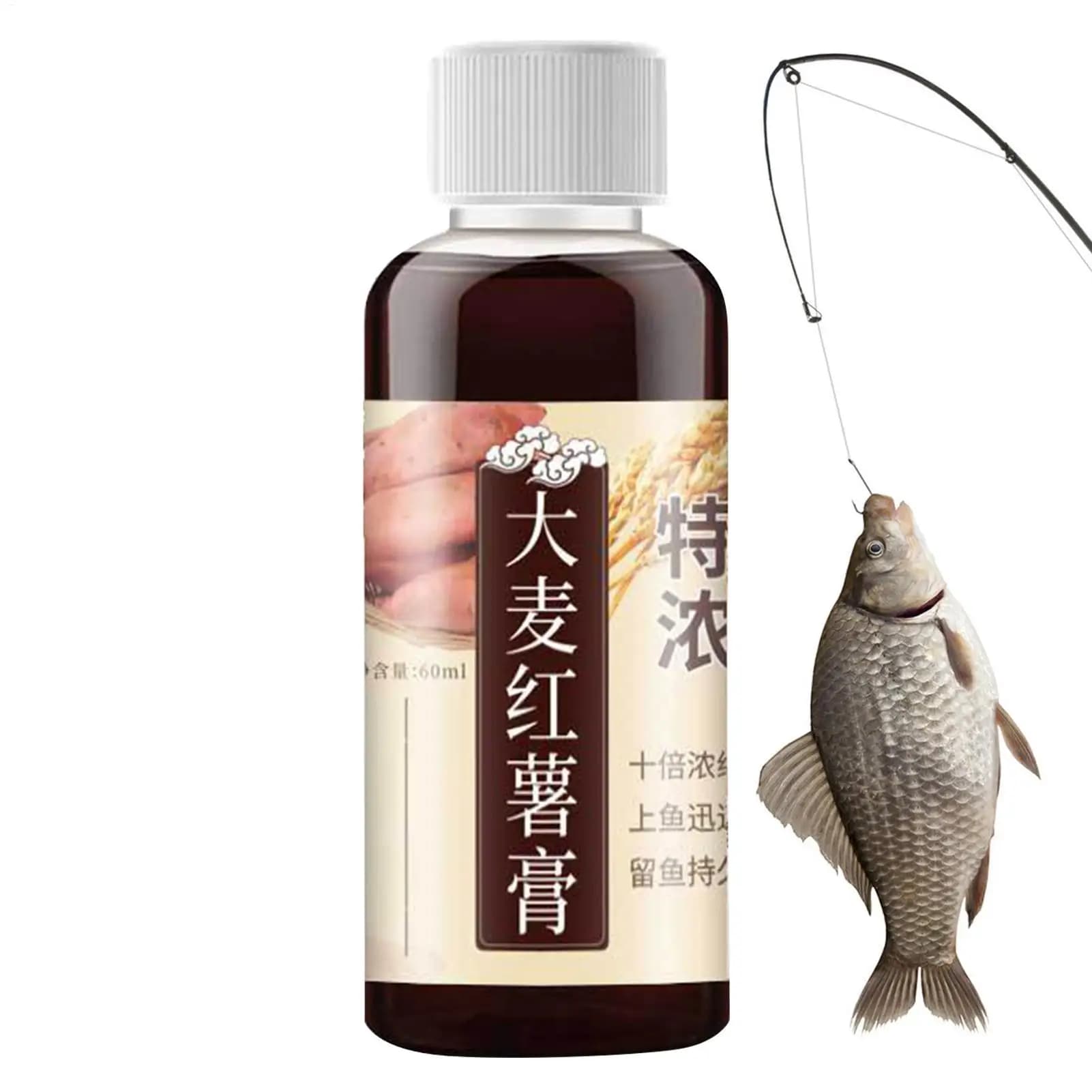 Attractant liquide concentré 60ml à base d'acide fruité - appât puissant pour tous poissons carnassiers