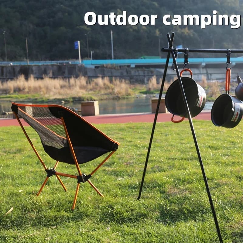 Chaise lune camping pliante aluminium - Ultra-légère pour pêche confortable en extérieur