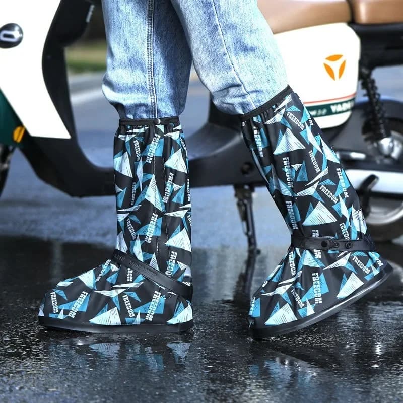Galoches légères haute luminosité pêche grande taille - Bottes pluie agriculture boue caoutchouc résistant