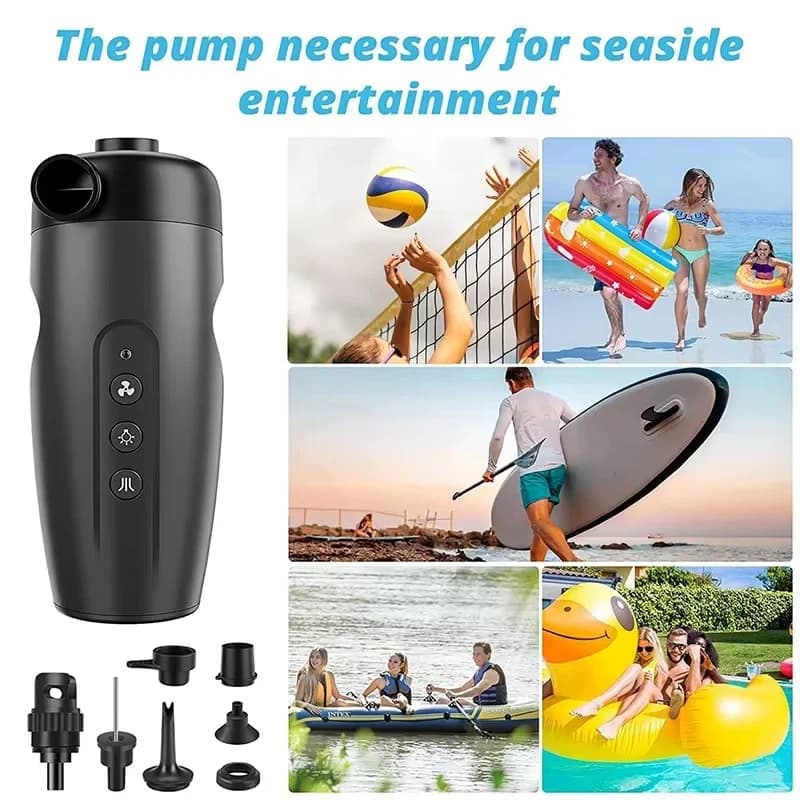 Pompe électrique sans fil 20PSI voiture - Gonfleur portable SUP, paddle board et bateau pêche