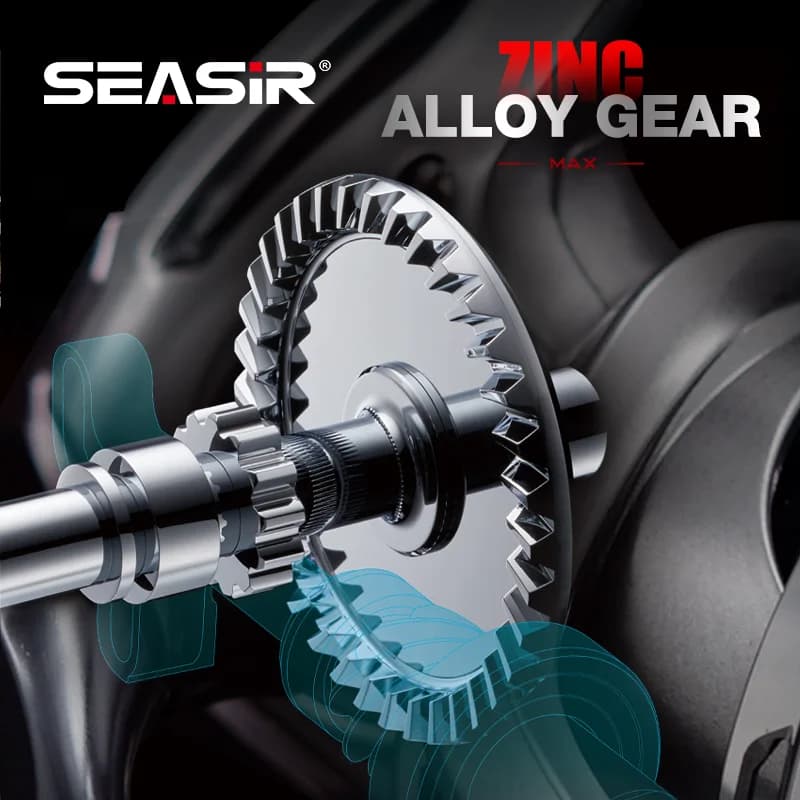 Moulinet spinning SEASIR CONTRA MAX 3000-8000 frein mer 5.1:1/5.7:1 en alliage aluminium durable