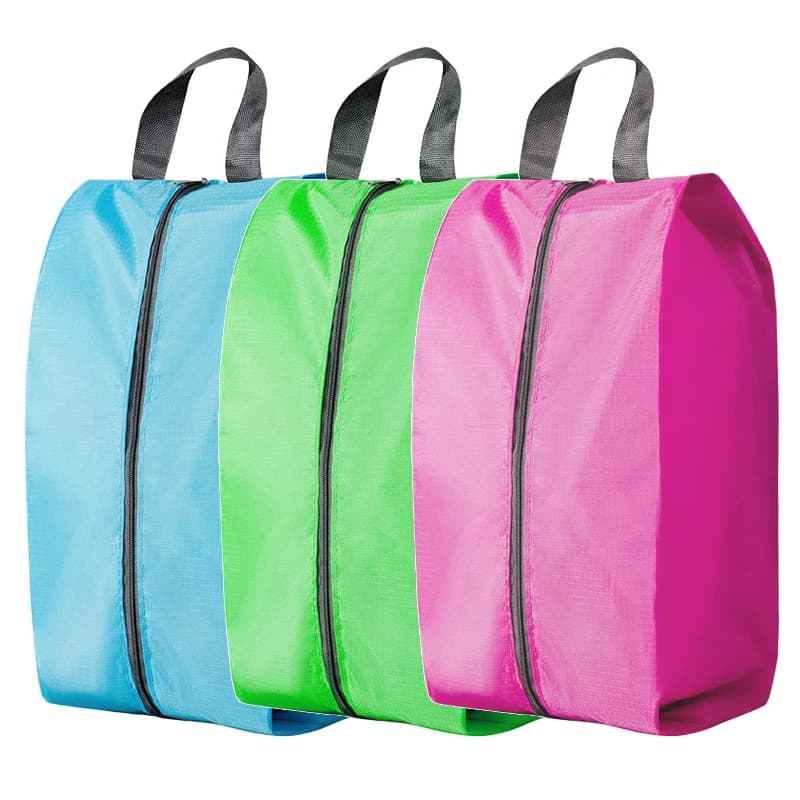 Sacs de rangement chaussures étanches pêche voyage - Pochettes nylon robustes avec fermeture éclair