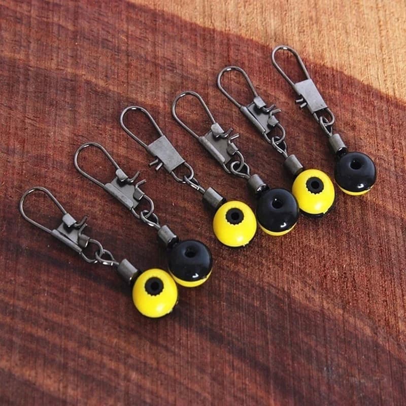 Nouveau set de 30 stops à frapper flotteur pêche mer, en plastique et métal, pour connexion des esches