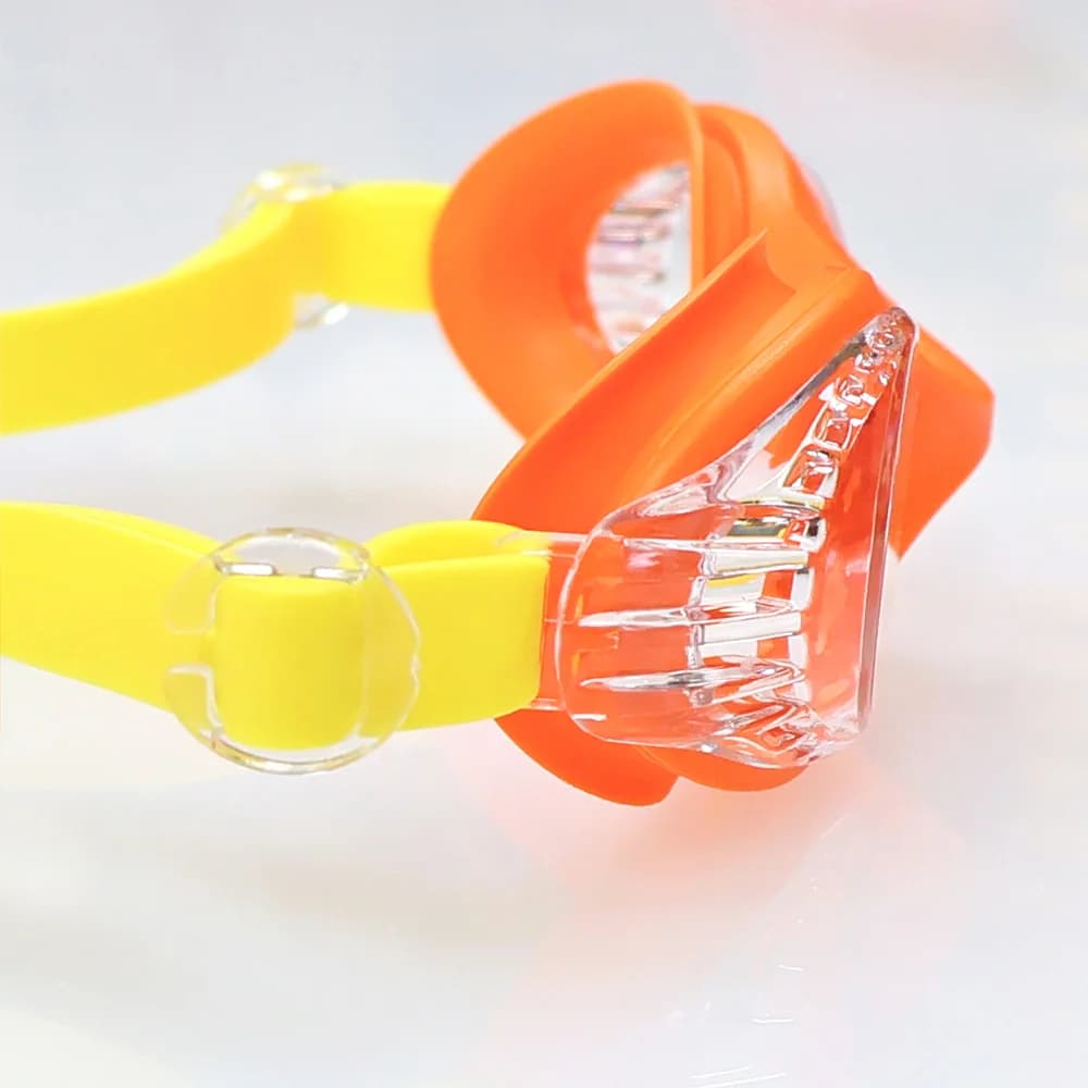 Lunettes de natation enfants anti-buée - Vision claire, sangle ajustable rapide, étanches pour piscine