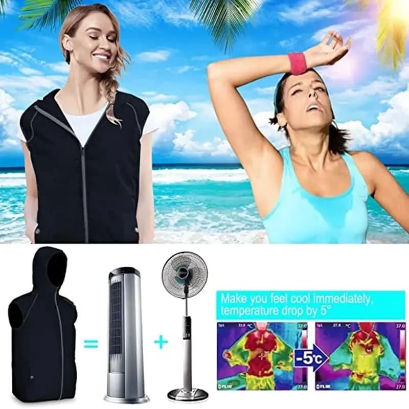 Veste ultralégère ventilée homme femme pêche travail outdoor été protection vent soleil