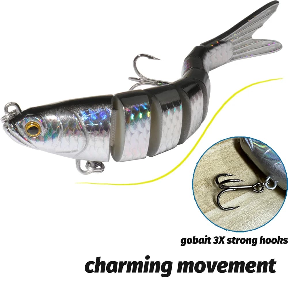 Leurre Swimbait Bionic Multi-Joints 11g 16g 27g Pêche du Sandre et du Brochet – Appât Dur