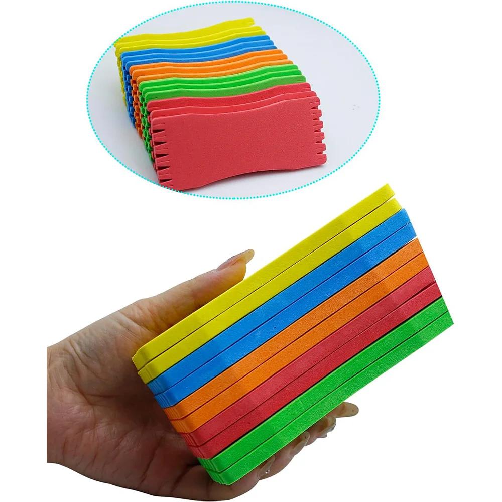 10 bobines en mousse pour enrouleur ligne de pêche, support montage et accessoires canne, couleurs aléatoires