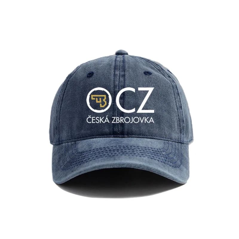 Casquette baseball Ceska Zbrojovka vintage - Chapeau pêche rétro ajustable été CZ firearms