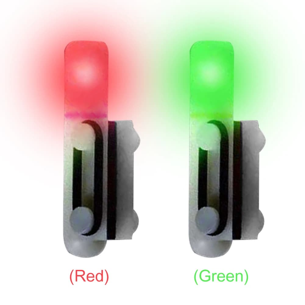 Baguette lumineuse amovible pour extrémité de canne à pêche - Indicateur étanche pour alertes de pêche nocturne