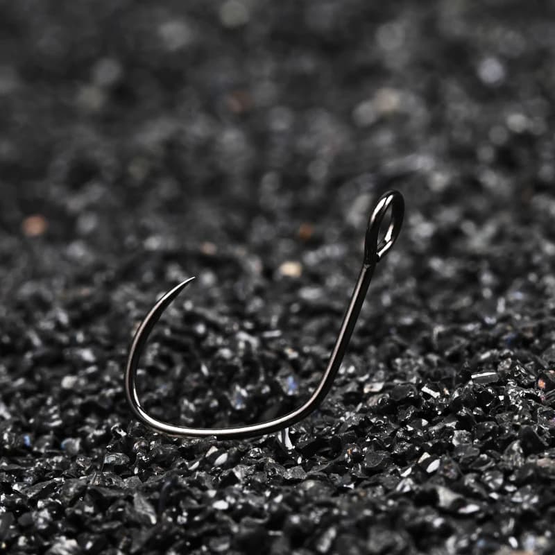 BLUX 10 hameçons sans ardillon pour truite forgés anti-rouille - pêche no-kill et préservation