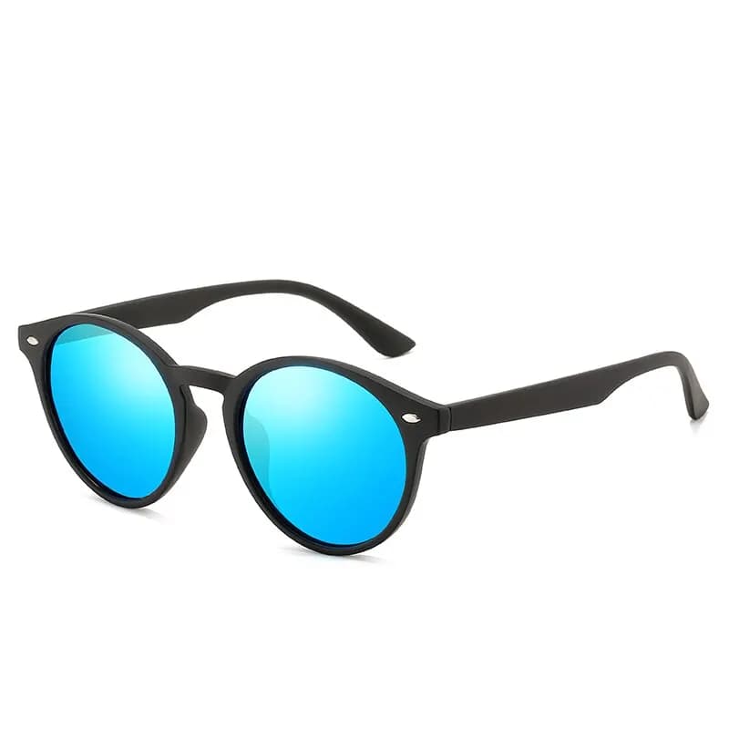 Lunettes de soleil polarisées rondes vintage - UV400 pour conduite et pêche confortable