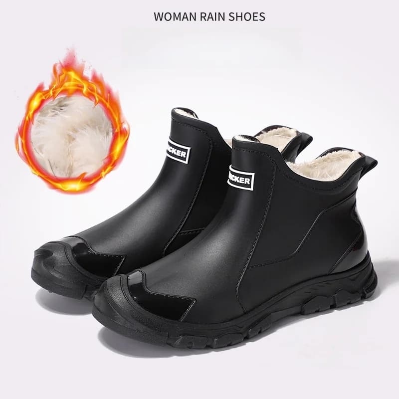 Bottes de pêche courtes imperméables anti-dérapantes pour homme - Style coréen tendance