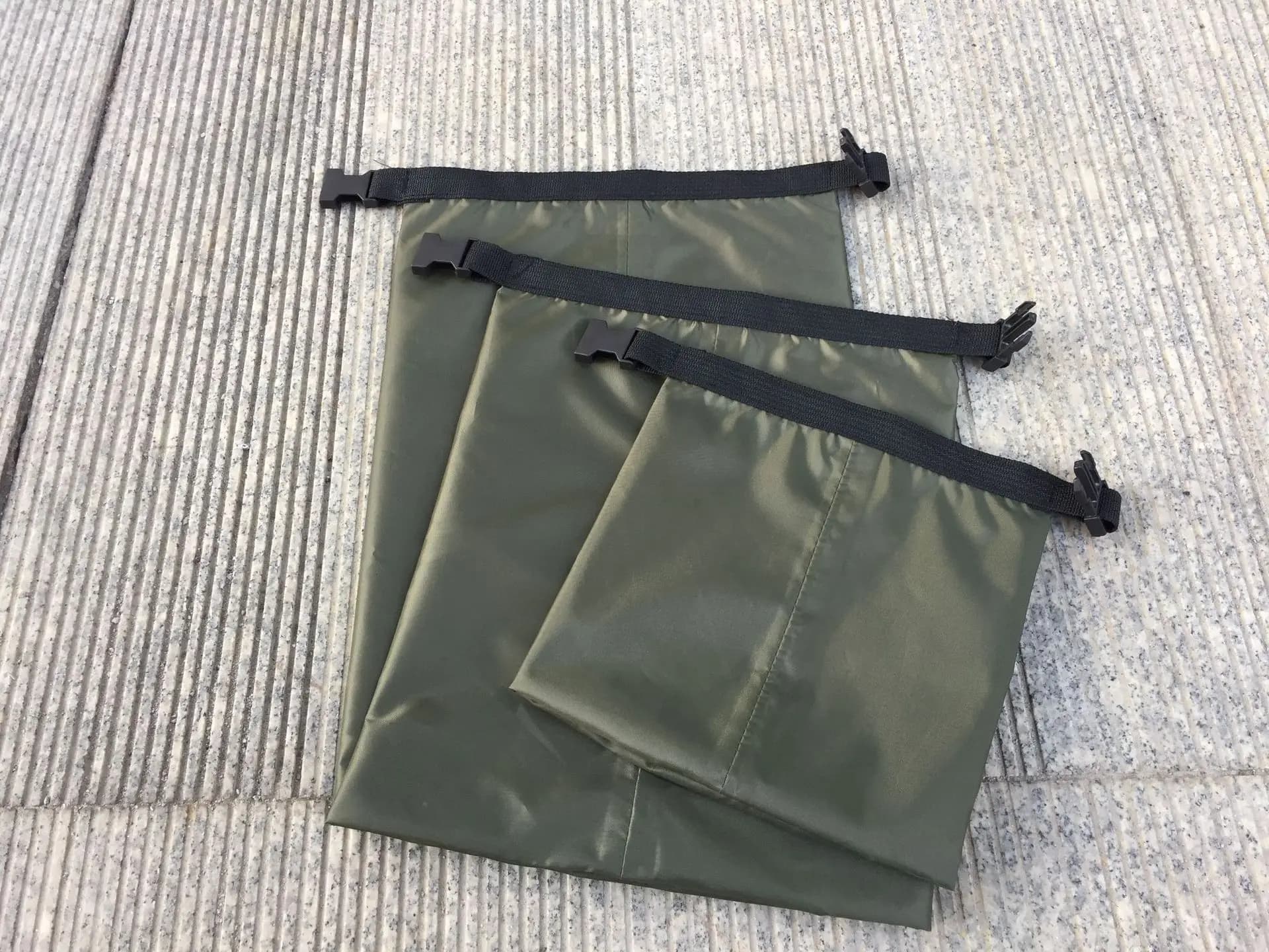 Set 3 dry bags flottants Homefish 1.5L 2.5L 3.5L multifonctionnels légers étanches pour activités nautiques