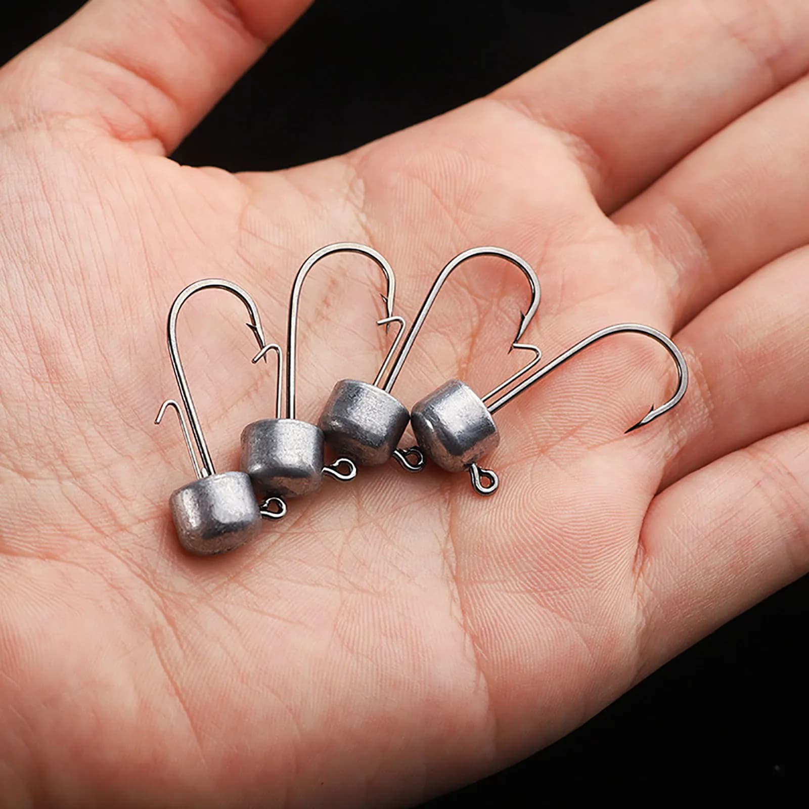 Têtes plombées jig Ned 10 pièces 1.5g à 6g pour leurres souples vers pêche black bass