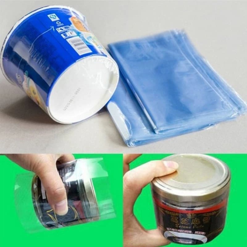 100 sachets PVC thermorétractables DIY - Film étanche transparent pour emballage et rangement