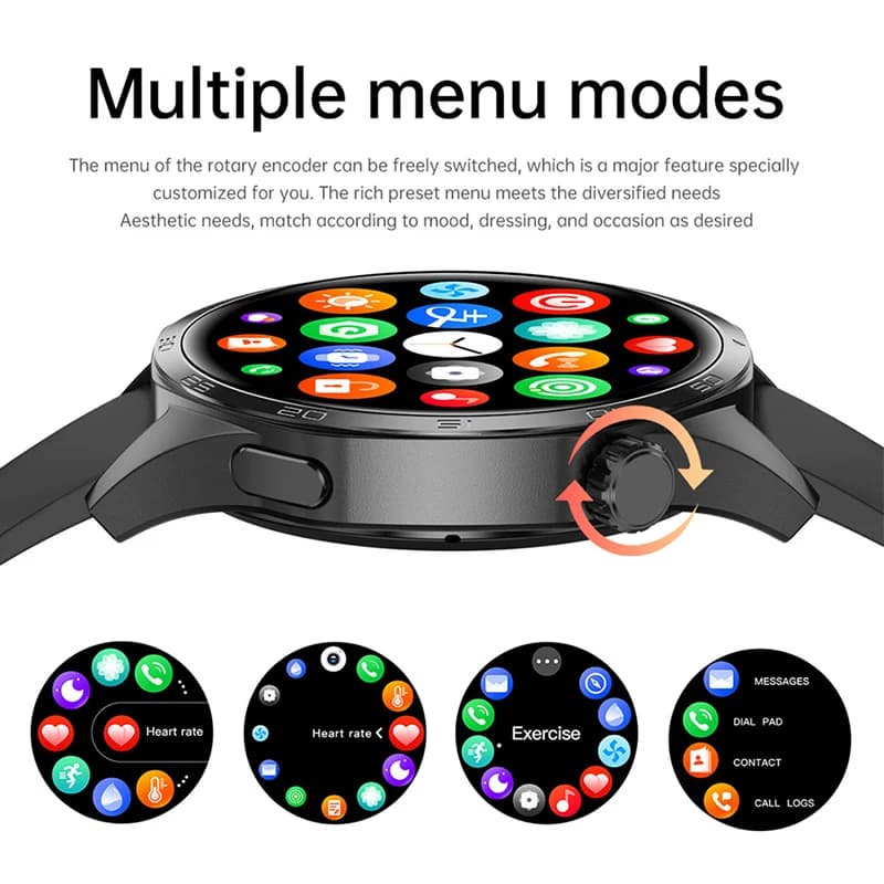 Watch 5 Pro 2026 : montre connectée GPS NFC écran AMOLED monitoring santé étanche IP67 hommes