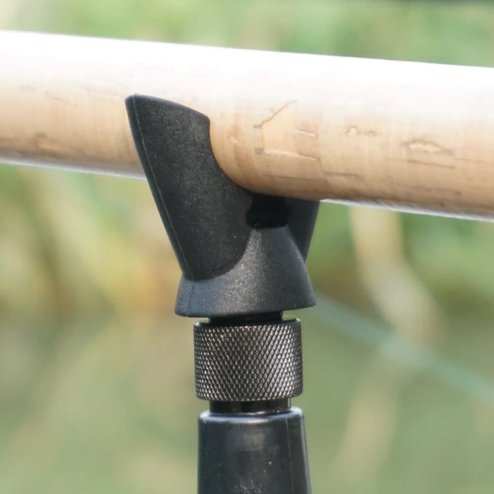 Support de canne Hirisi avec poignée caoutchouc pour alarmes de pêche et barres buzz - Accessoire AC170