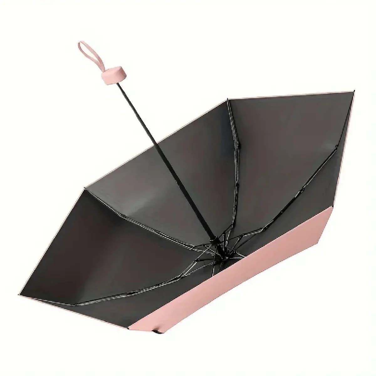 Parapluie Mini Ultra-léger 6 Plis Résistant UV - Compact Voyage Pêche Randonnée Portable