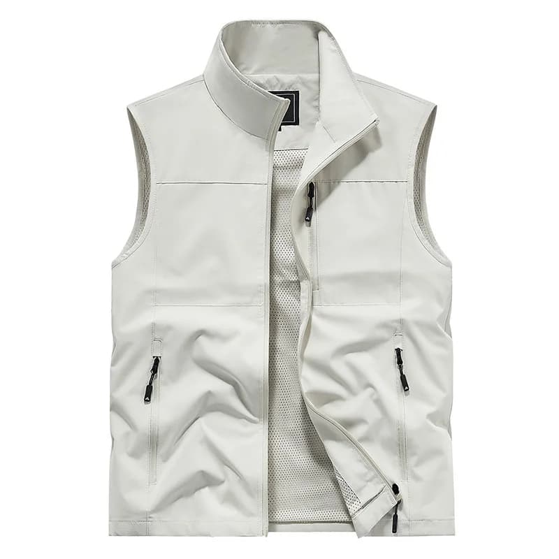 Veste décontractée FGKKS 2024 pour homme, parfaite pour la pêche, avec grandes poches et design qualité