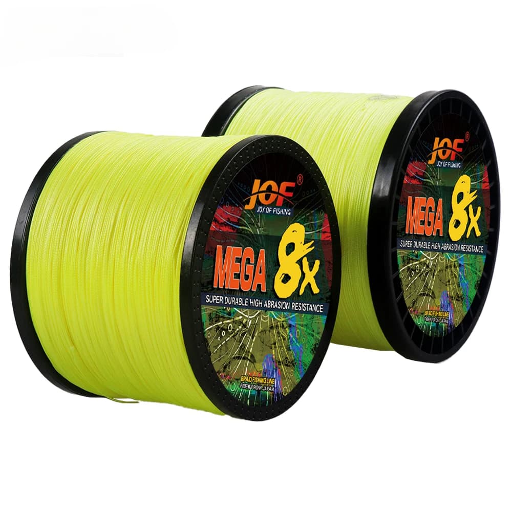 Ligne tressée JOF 8 brins 300m-500m multifilament PE pour bar et carpe 18LB-78LB accessoires pêche