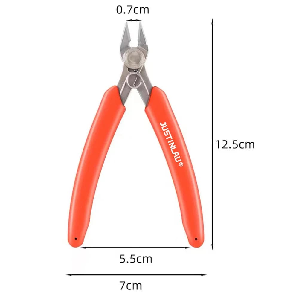Pince coupe-fil diagonale en acier inoxydable universelle pour électronique, impression 3D et bricolage DIY