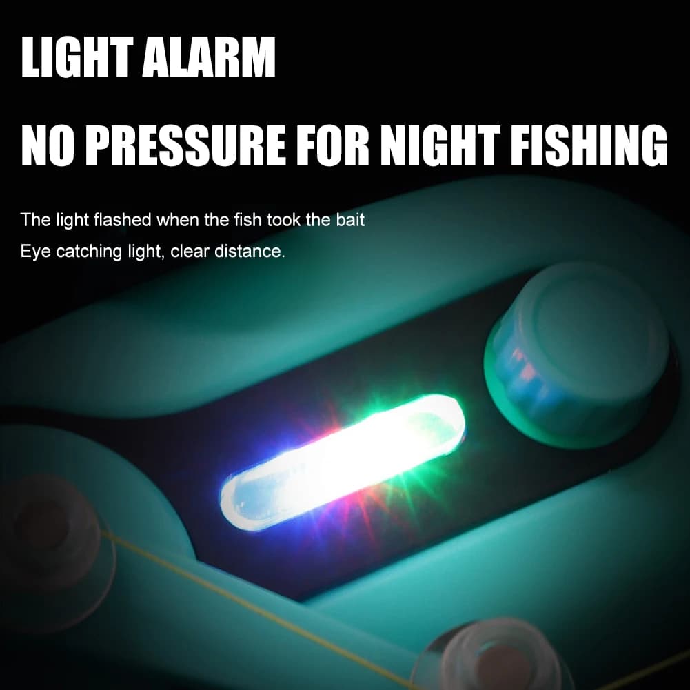 Nouvelle alarme de touche électronique avec buzzer et LED - Indicateur sonore et lumineux pour pêche nocturne