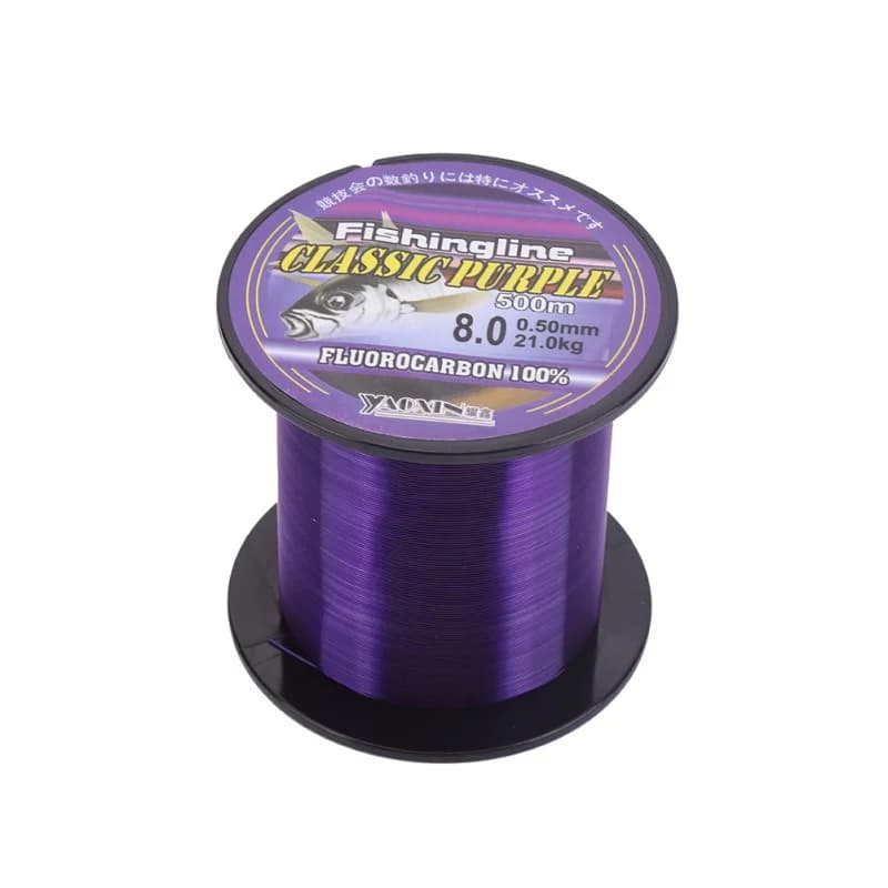 Ligne nylon multifilament violet 200m/300m/500m super résistante - Alternative fluorocarbone