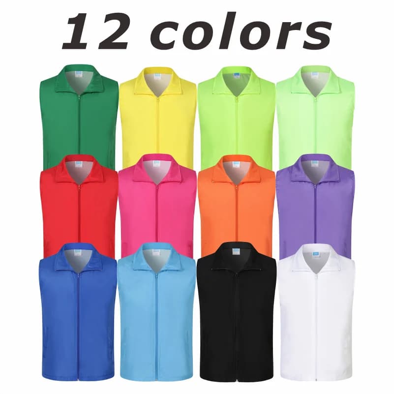 Gilet sans manches respirant personnalisable pêche bénévole événement logo entreprise homme femme 4XL