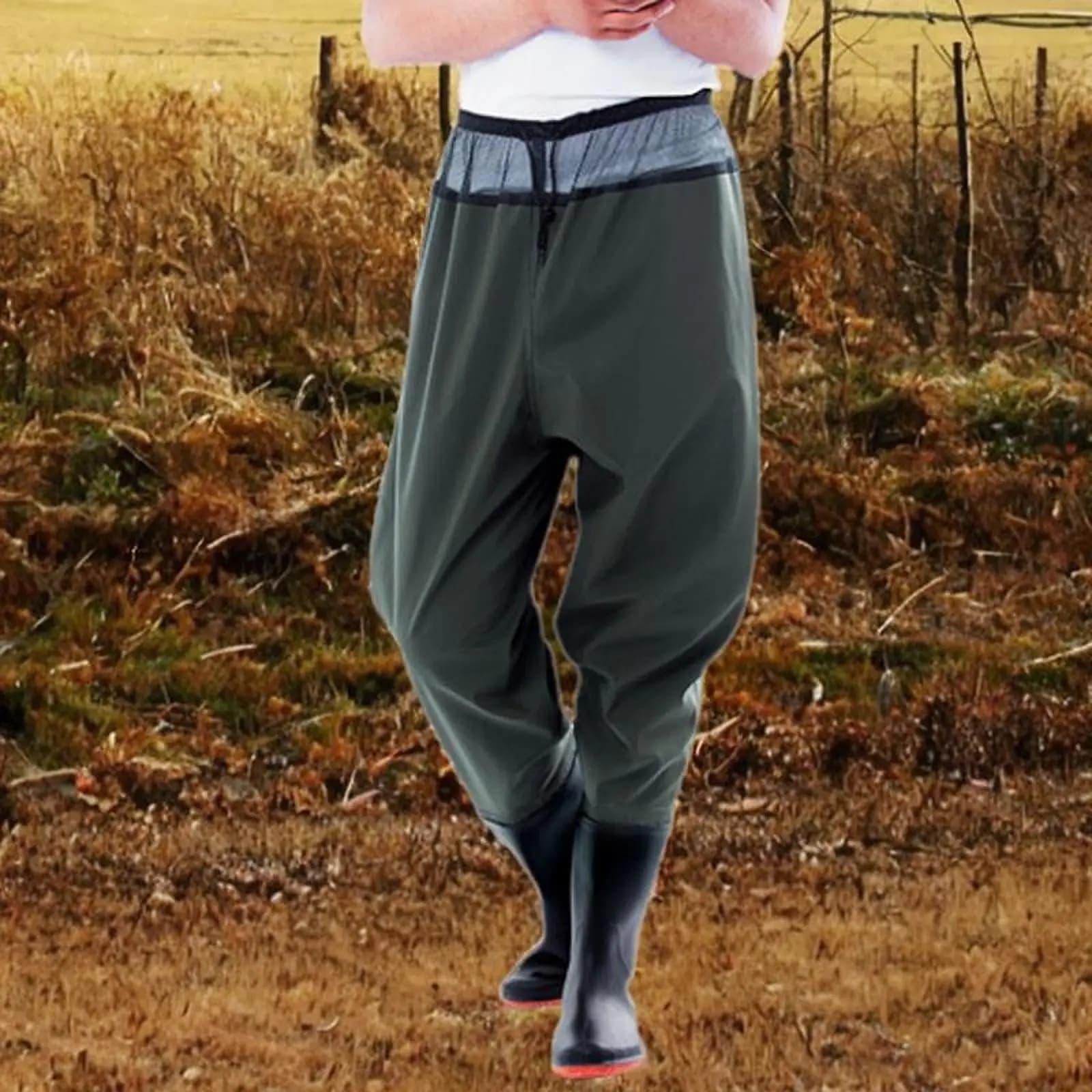 Pantalon de pêche pieds nus pour jardinage, agriculture et activités de plein air étanches