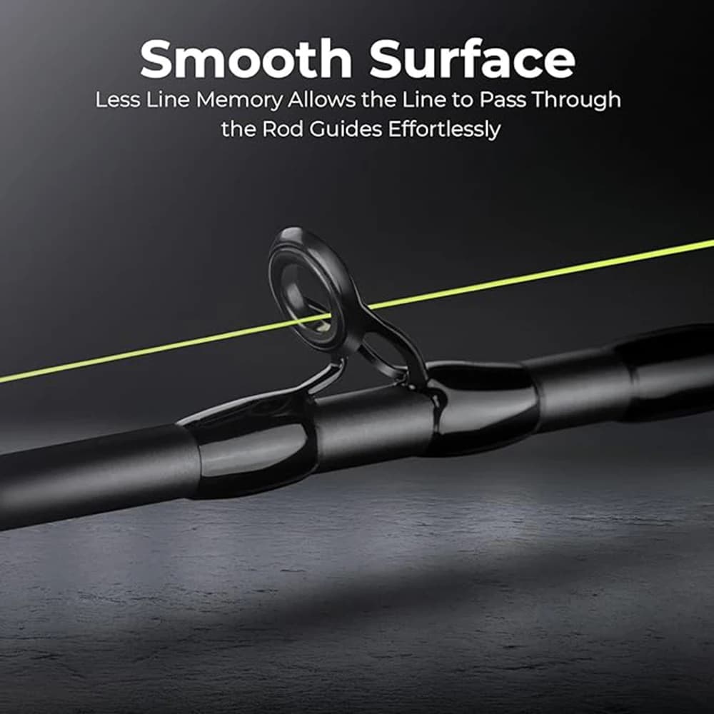 Ligne de Pêche Fluorocarbone ThornsLine 3000M 4LB-39LB, Traitement Surface Carbone Haute Résistance