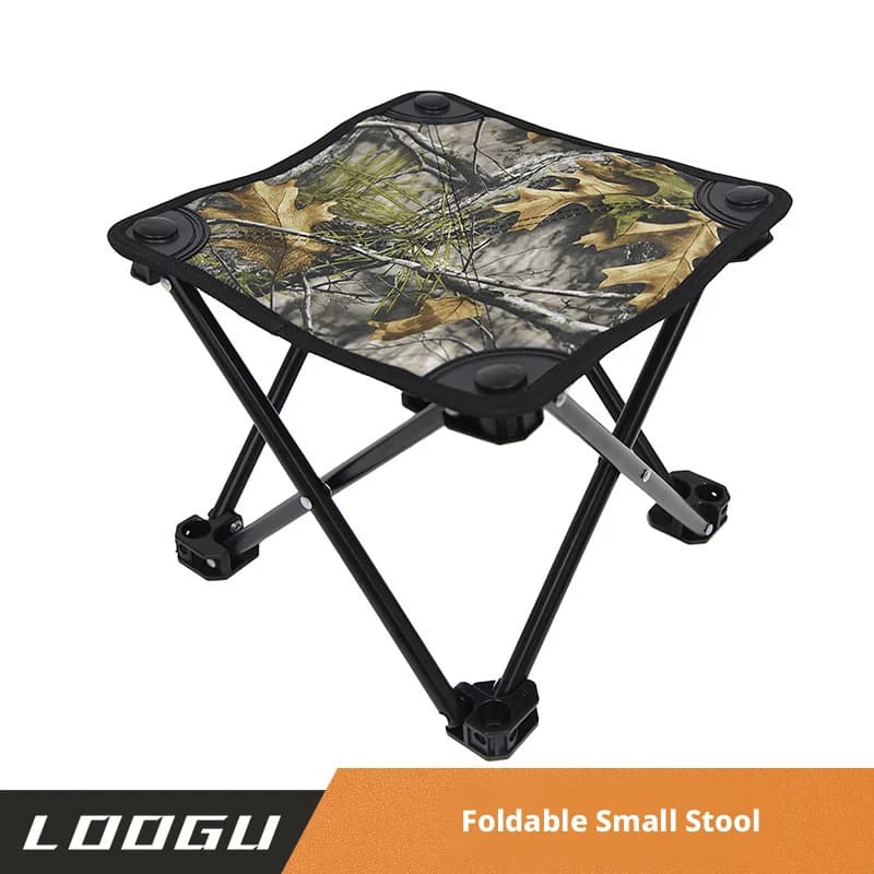 Chaise pliante bionique camouflage grand arbre pour pêche et chasse portable légère