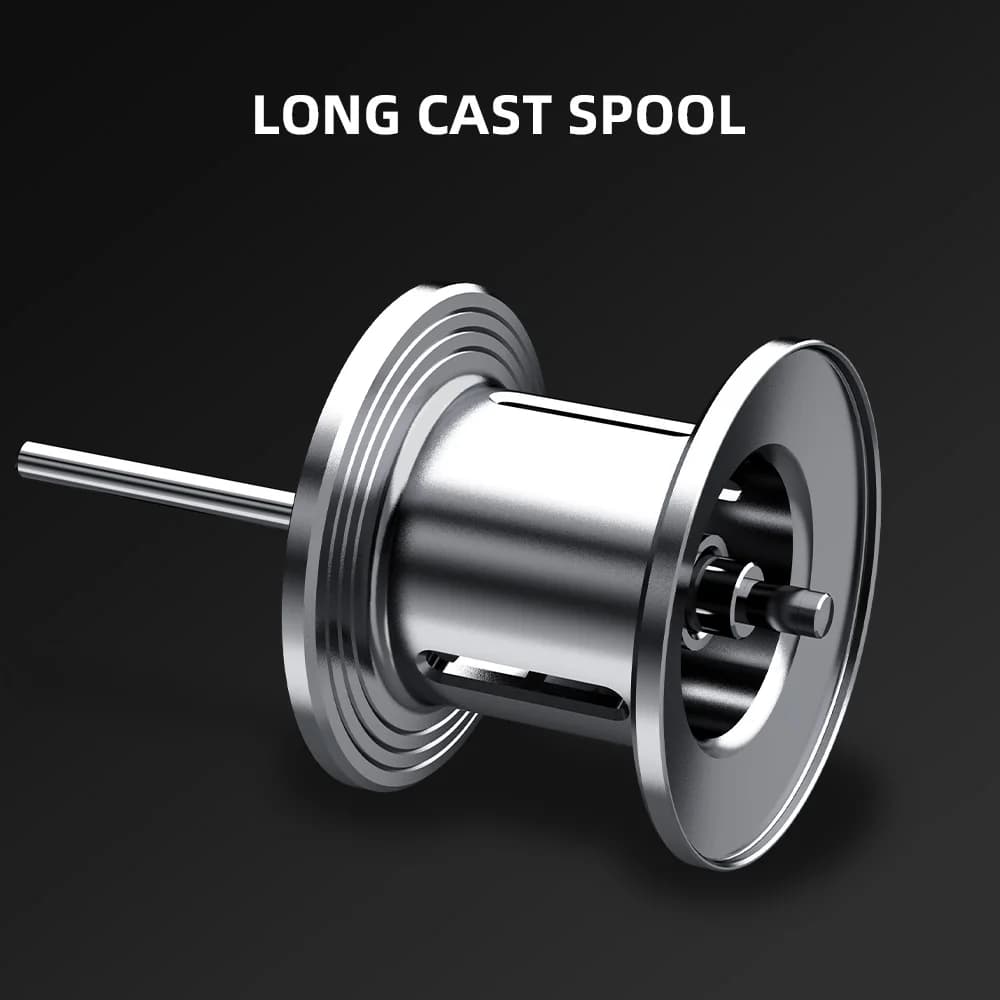 Moulinet Baitcasting KastKing Royale MegaTron Long Cast 7.2:1 8kg Drag Aluminium Spool