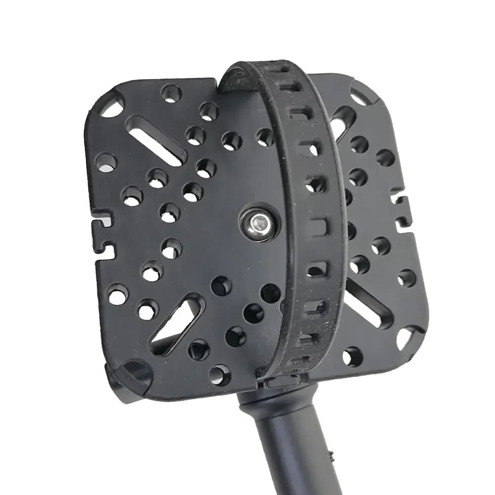 Support GPS sondeur pêche aluminium - Système de fixation bras pour bateau et kayak