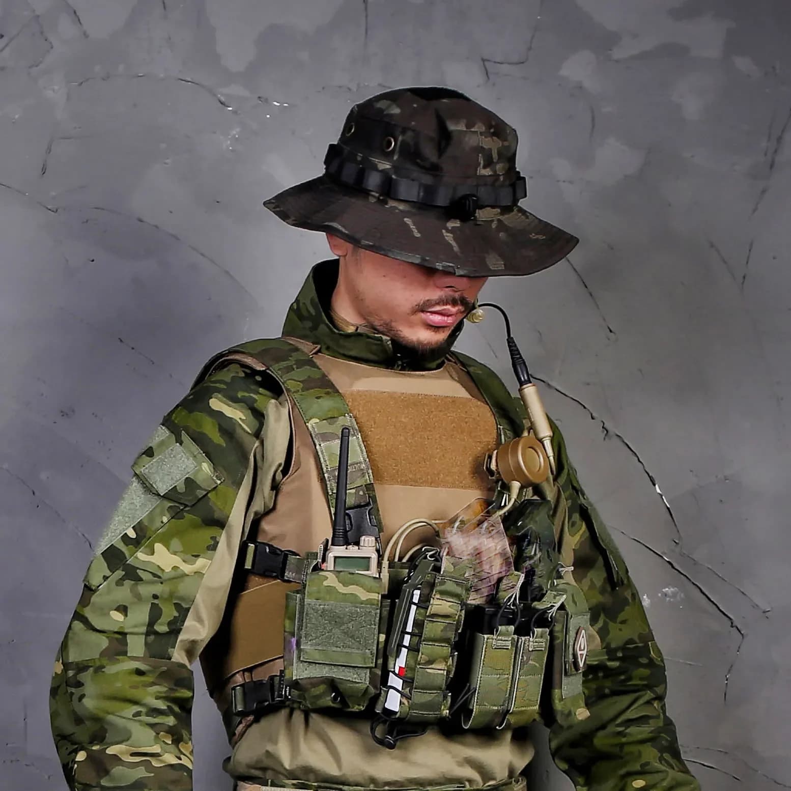 Chapeau boonie Emersongear pêche airsoft camouflage chasse protection solaire combat outdoor