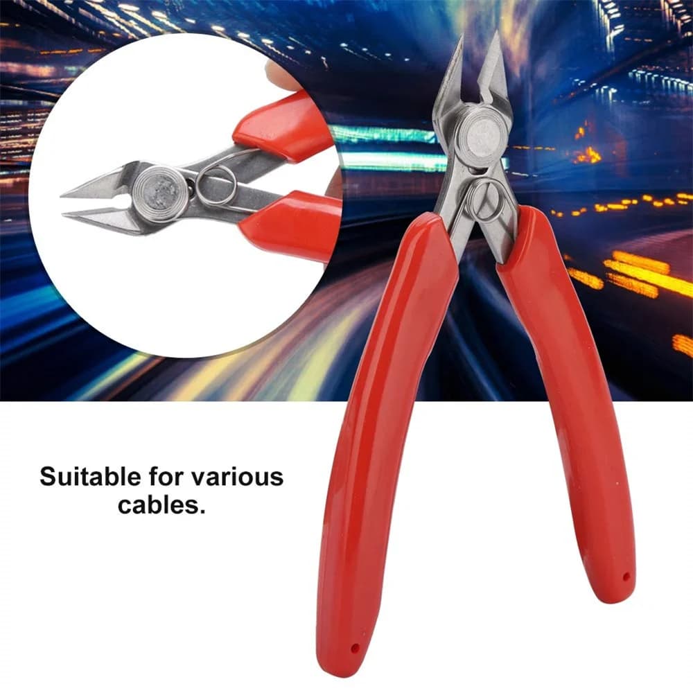 Pince coupe-fil diagonale en acier inoxydable universelle pour électronique, impression 3D et bricolage DIY