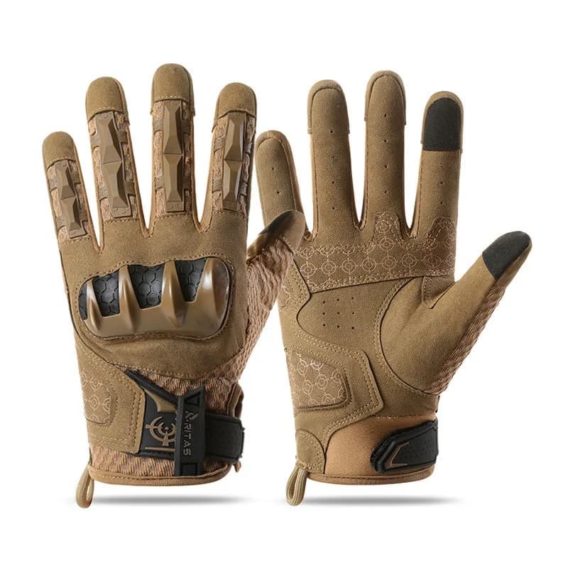 Gants tactiques demi-doigts pleine main anti-dérapage coque dure pêche sport