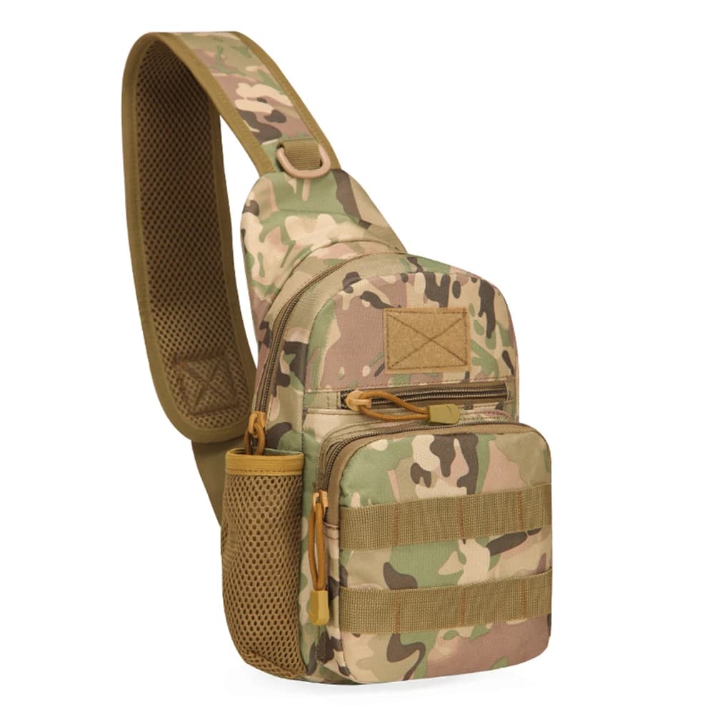 Sac à dos camouflage tactique extérieur kettle poitrine randonnée chasse pêche molle armée trekking