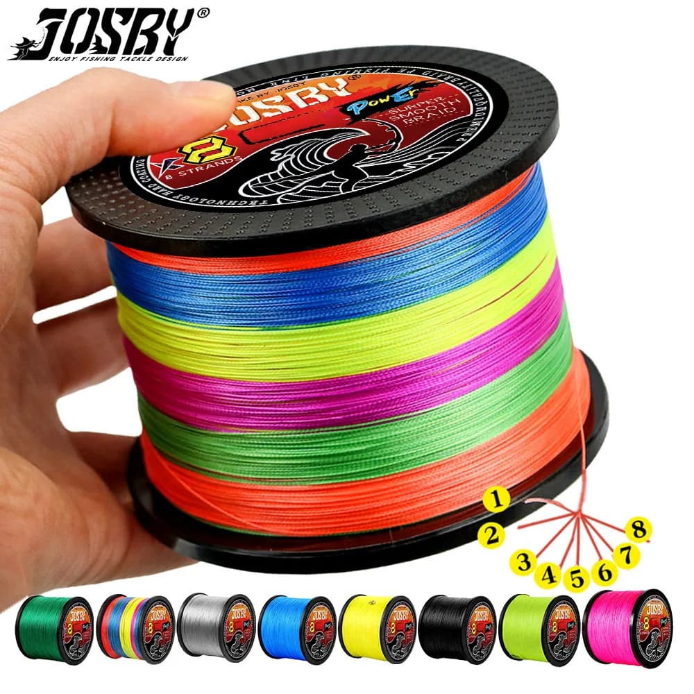 Ligne pêche tresse PE 8 brins 4 longueurs - Multifilamento spinning carpe mer eau salée extreme