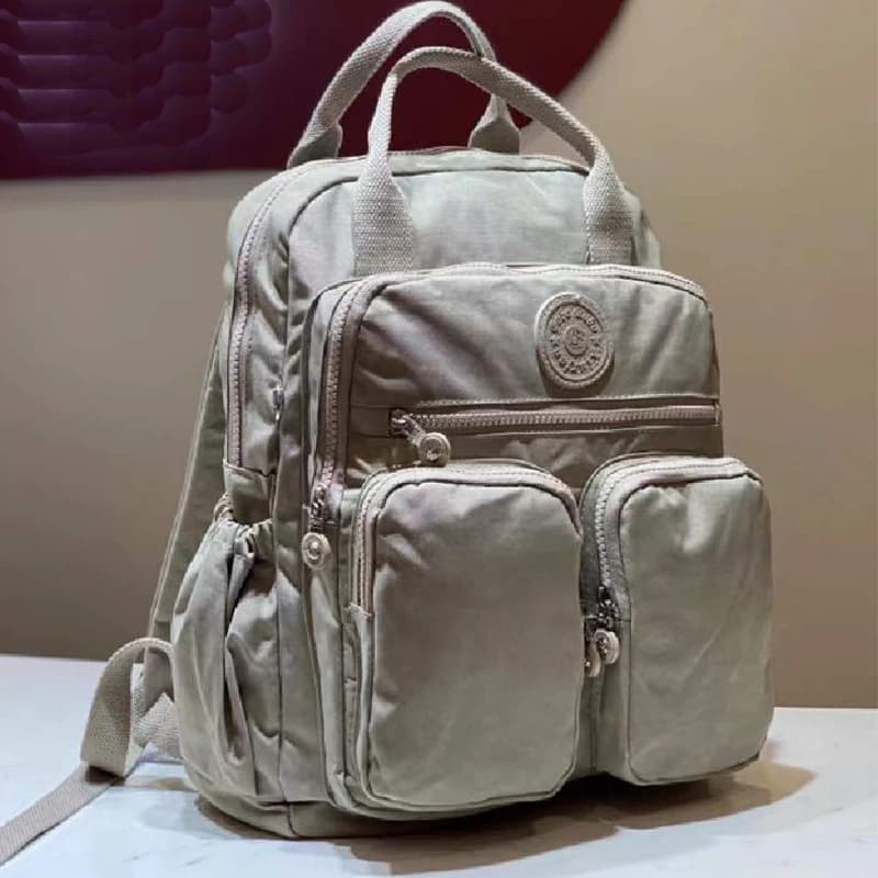 Sac à dos femme étanche en nylon avec multiples poches - Sac d'école et voyage pour ordinateur portable