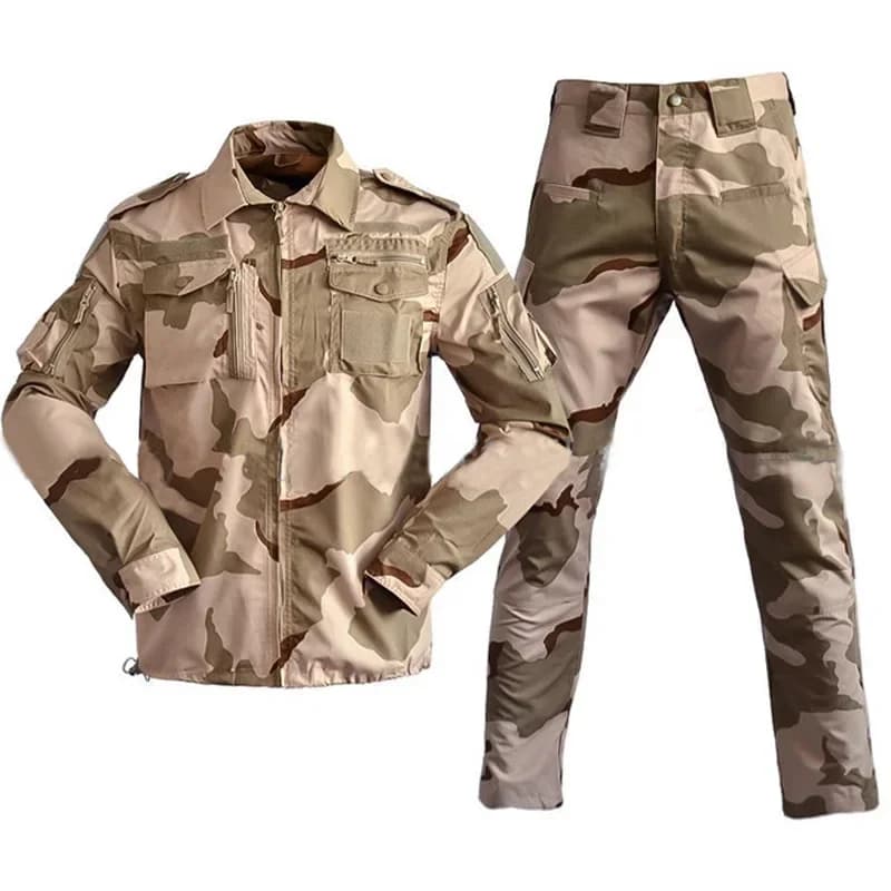 Ensemble uniforme camouflage BDU tactique shirt pantalon pêche chasse entraînement airsoft