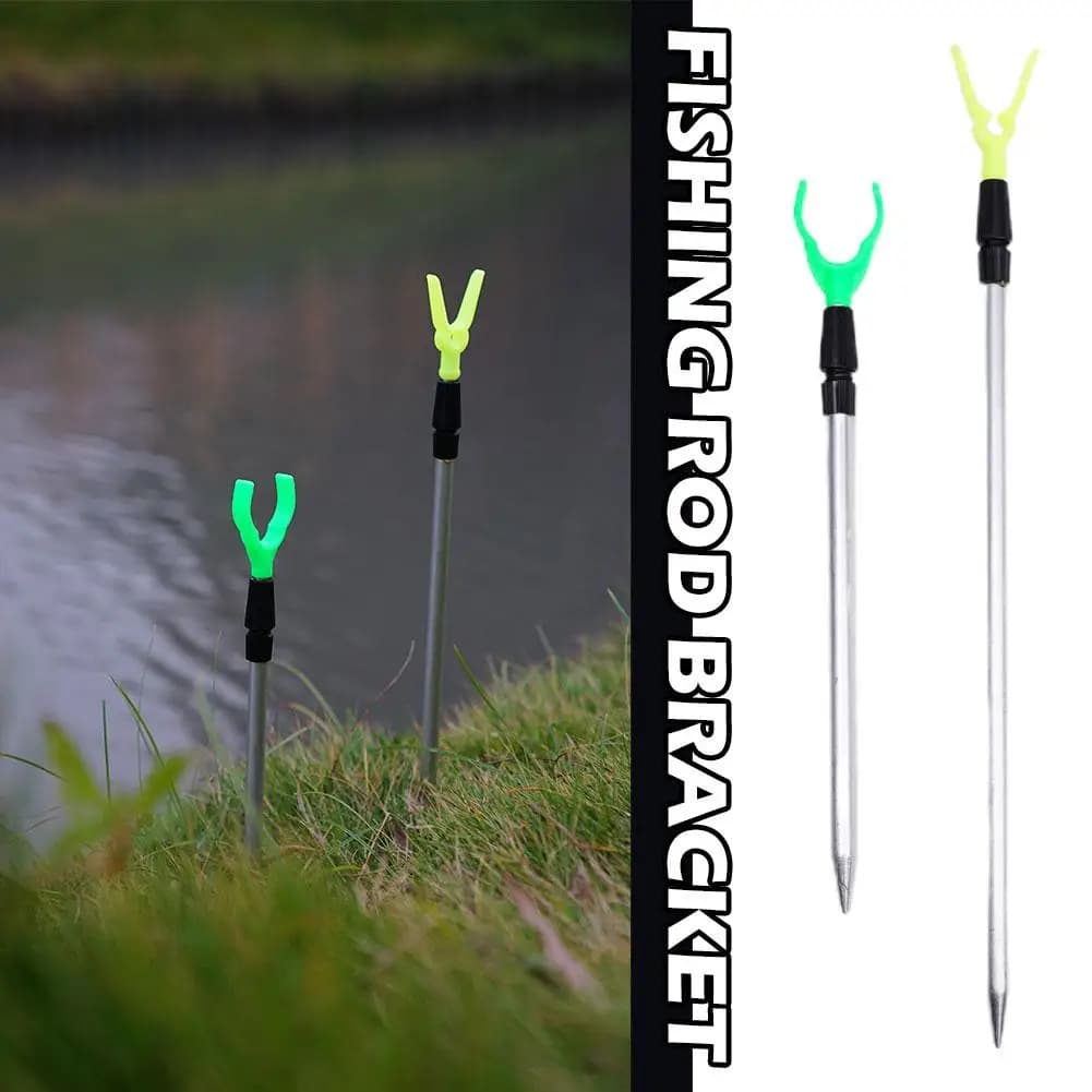 Support de canne télescopique réglable 50-80cm - Porte-canne de pêche avec pied ajustable