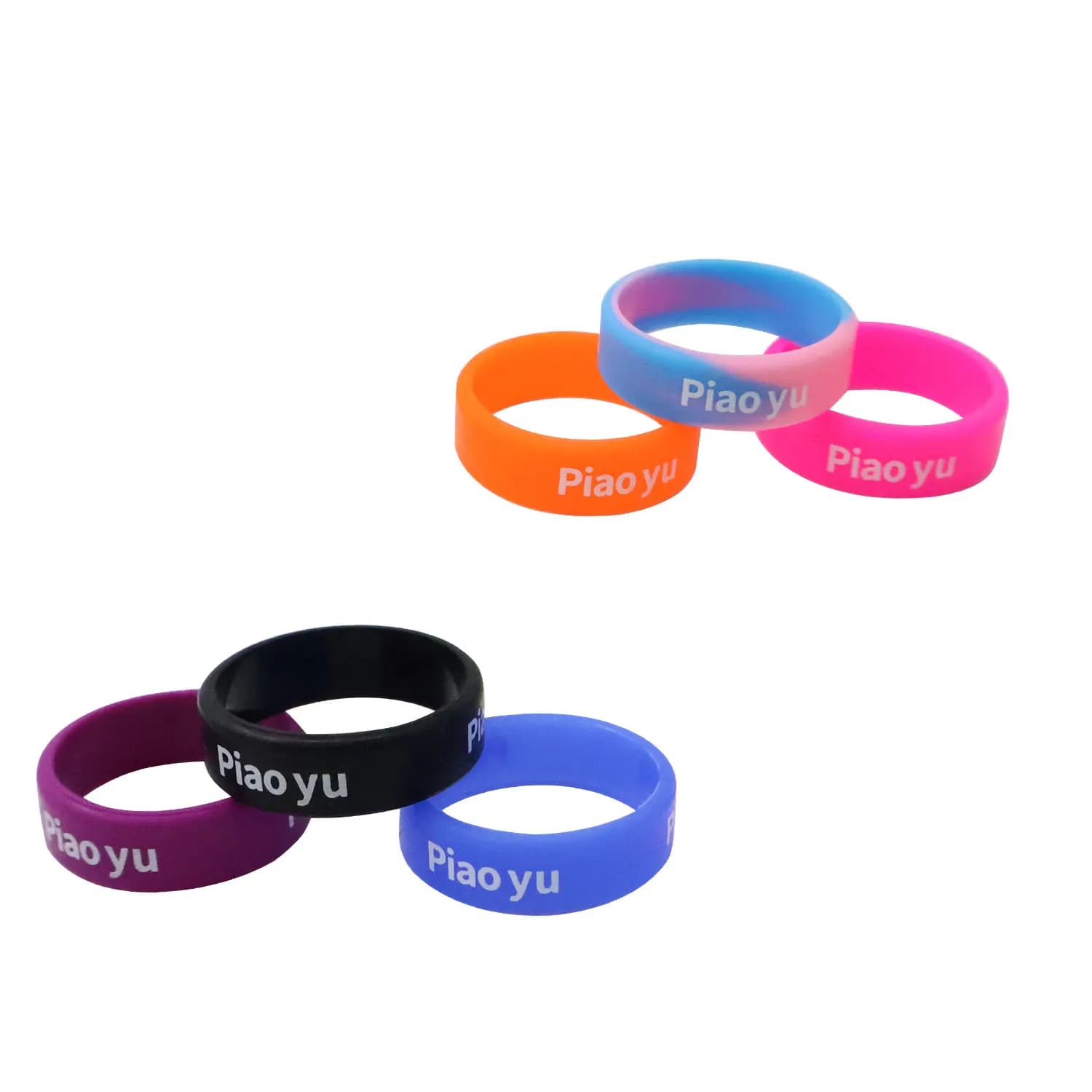20 anneaux silicone protection canne pêche 13mm 20mm antidérapant poignée bandeau sueur accessoires