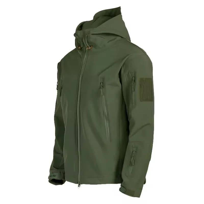 Veste militaire Shark Skin soft shell imperméable pour pêche en mer et activités nautiques tactiques